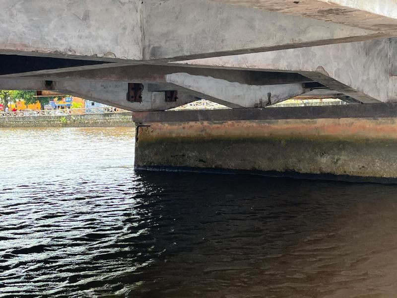 Defesa Civil da Prefeitura de Valença faz vistoria técnica das pontes sobre o Rio Una