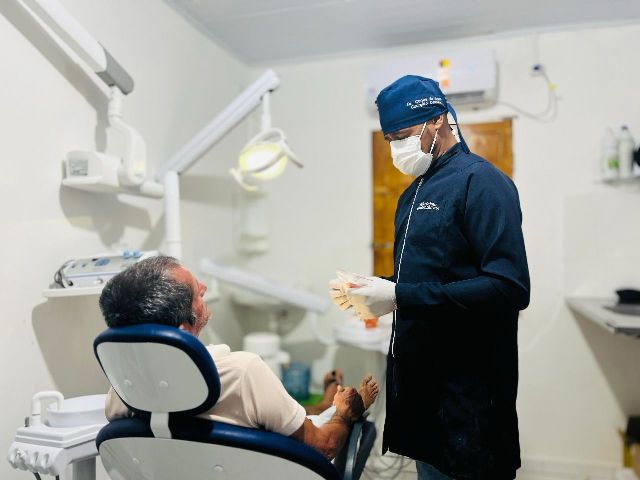 Programa “Sorrir de novo” da Prefeitura de Valença, entrega as primeiras próteses dentárias no distrito de Serra Grande