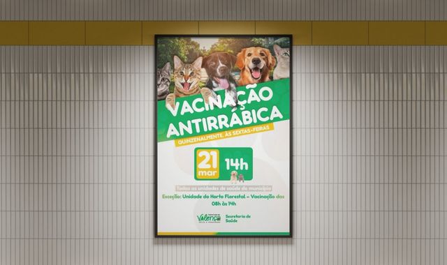 Prefeitura de Valença promove vacinação antirrábica para cães e gatos