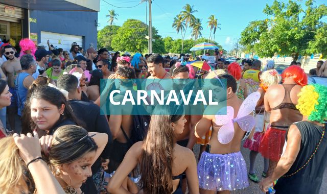 Bloco Periquitas no Carnaval em Praia de Guaibim