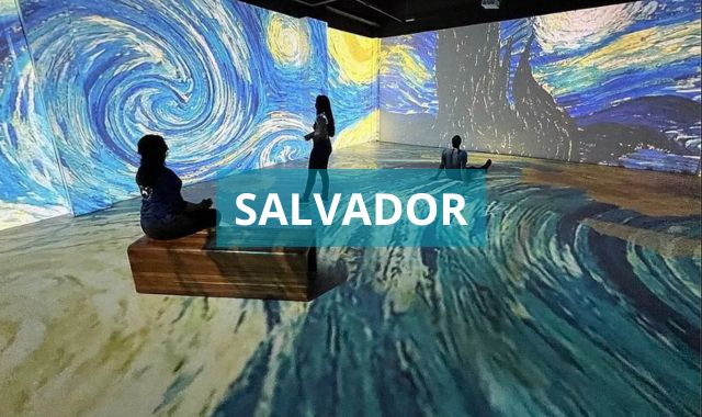 Exposição em Salvador possibilita imersão do público na obra de Van Gogh
