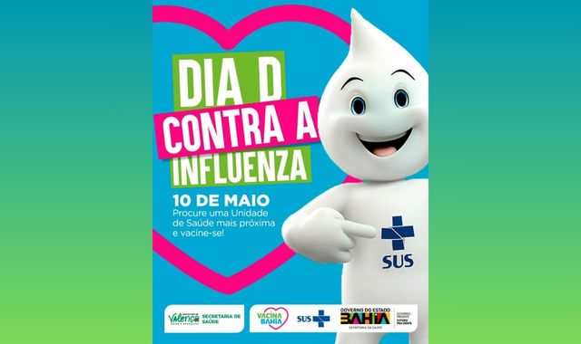 Prefeitura de Valença promove o Dia D de Vacinação contra a Influenza neste 10 de maio