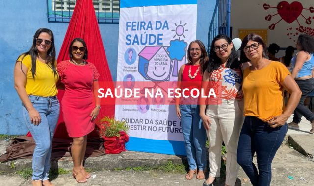 Projeto Saúde na Escola leva serviços de saúde à comunidade no Areal, em Valença