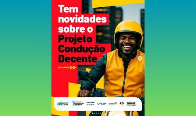 Projeto Condução Decente abre inscrições nesta terça-feira (20)