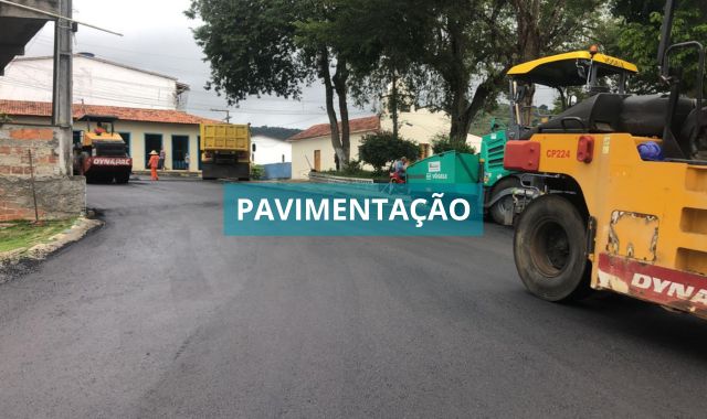 Parceria entre Prefeitura e Governo do Estado acelera obras de pavimentação em Serra Grande