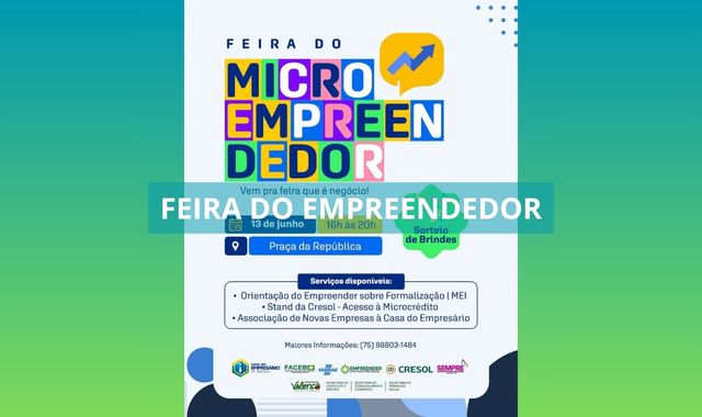 Vem aí a Feira do Empreendedor!