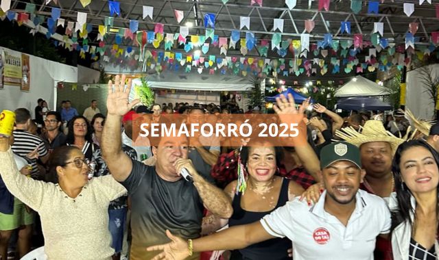 Semaforró aqueceu a noite de sábado (14) com muito forró e alegria no espaço da Autoescola Valença