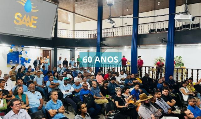 SAAE celebra 60 anos com evento no Theatro Municipal de Valença