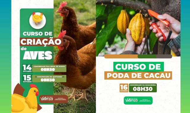 Prefeitura de Valença promove cursos para fortalecer o campo