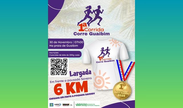 Vem aí a 1ª Corrida “Corre Guaibim”!