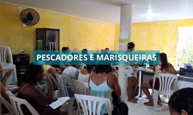 CAF para pescadores e marisqueiras do Guaibim