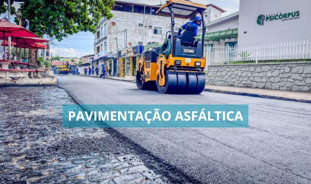 Prefeitura de Valença inicia pavimentação asfáltica na rua Dr. Heitor Guedes de Mello