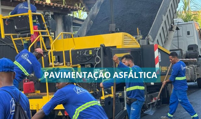 Pavimentação asfáltica da Rua Alagoas