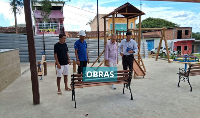 Praça São Benedito em Serra Grande