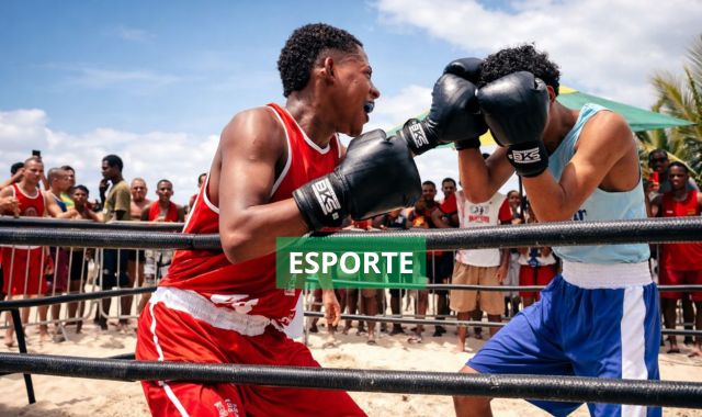 Futebol e Beach Boxing transformam o domingo em Valença