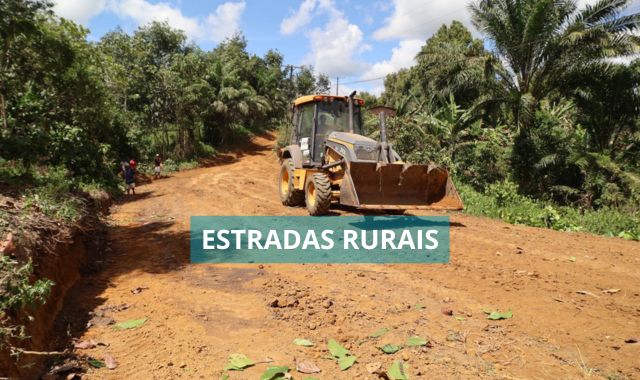 Prefeitura de Valença reforça recuperação de estradas rurais com diversas frentes de trabalho