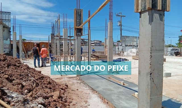 Obras do novo Mercado do Peixe seguem a todo vapor em Valença