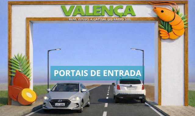 Valença inicia instalação de portais que vão marcar as principais entradas da cidade