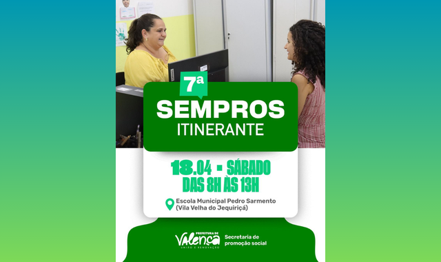 7° SEMPROS itinerante