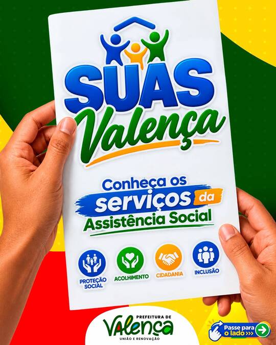 Assistência Social orienta população sobre serviços e acesso a direitos em Valença