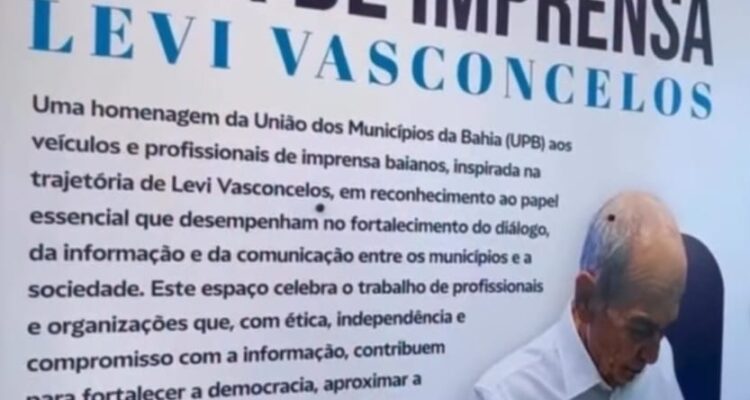 UPB homenageia jornalista Levi Vasconcelos com sala de imprensa em Salvador