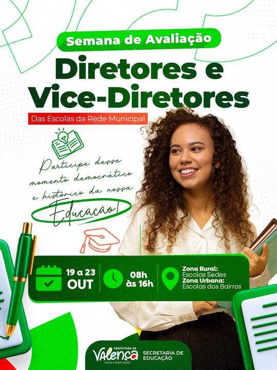 Valença realiza Semana de Avaliação dos Diretores e Vice-Diretores da Rede Municipal de Ensino