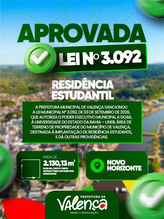 Prefeito Marcos Medrado sanciona lei para doação de terreno à UNEB em Valença