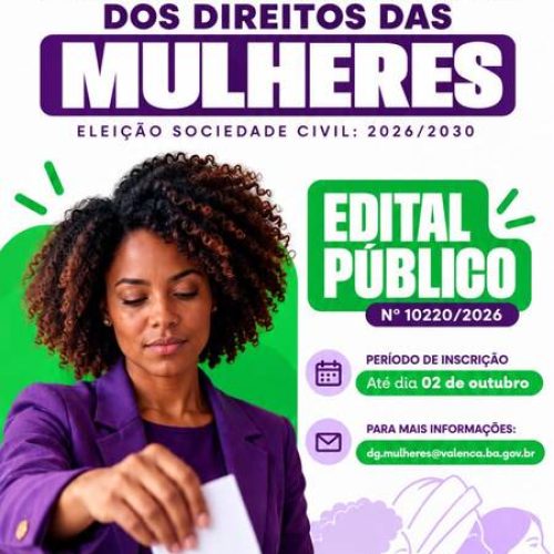 Conselho dos Direitos das Mulheres de Valença reabre processo eleitoral