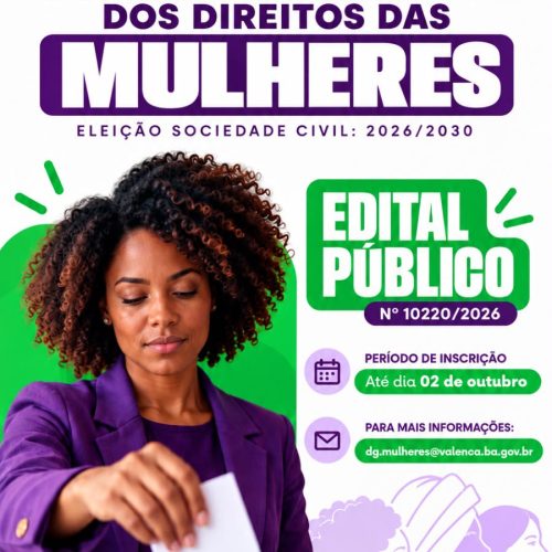 Conselho dos Direitos das Mulheres de Valença reabre processo eleitoral