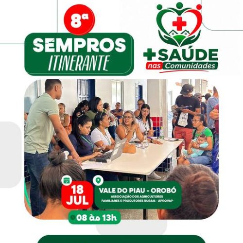 Prefeitura de Valença promove grande ação integrada de cidadania e saúde no Orobó neste sábado