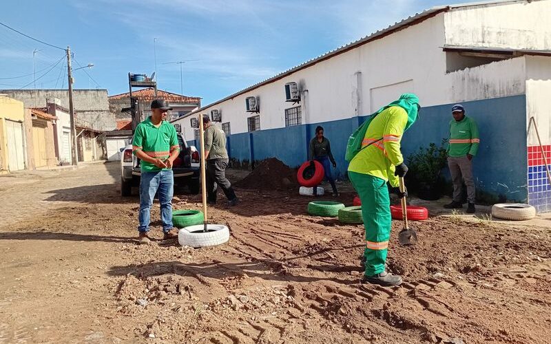 Prefeitura de Valença promove revitalização na Rua das Flores e na Rua do Rotary com objetivo de manter a limpeza dos espaços