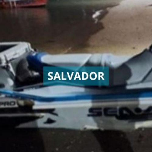 Acidente com moto aquática deixa uma vítima fatal e outra em estado grave em Salvador