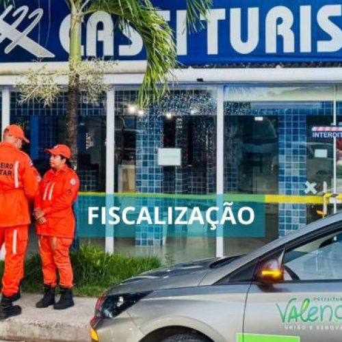 Fiscalização conjunta interdita agência de viagem irregular em Valença