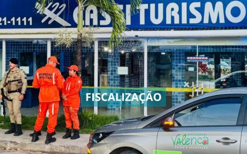 Fiscalização conjunta interdita agência de viagem irregular em Valença