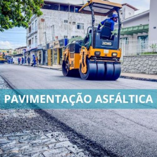 Prefeitura de Valença inicia pavimentação asfáltica na rua Dr. Heitor Guedes de Mello