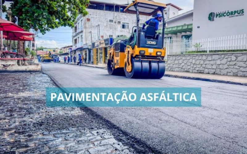 Prefeitura de Valença inicia pavimentação asfáltica na rua Dr. Heitor Guedes de Mello