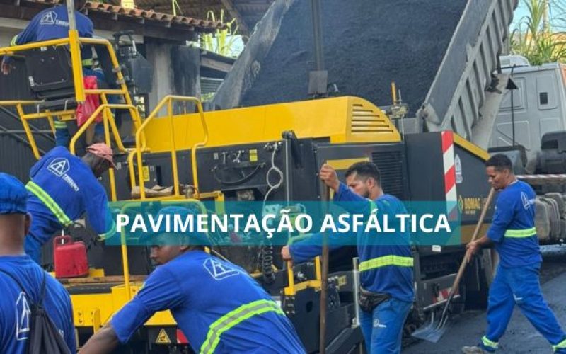 Pavimentação asfáltica da Rua Alagoas