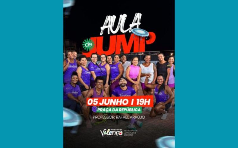 Super Aulão de Jump promete movimentar a Praça da República em Valença