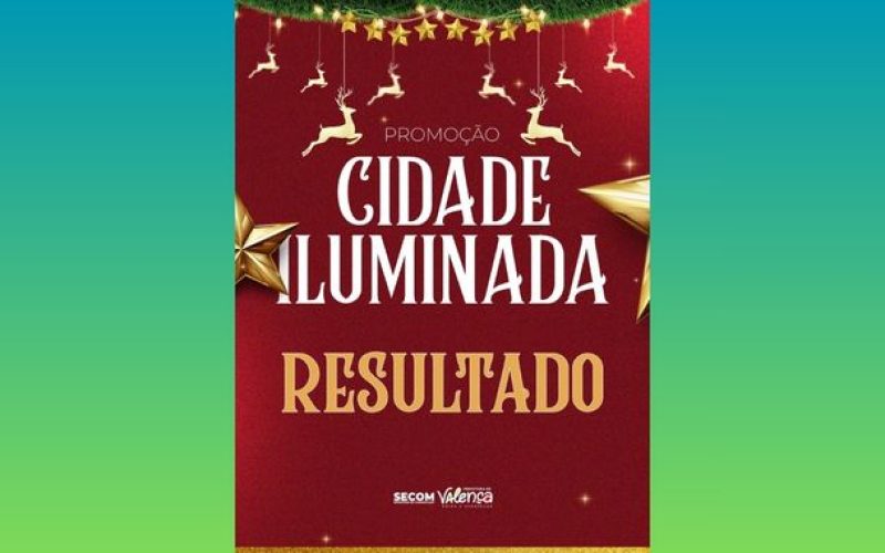 Concurso “Cidade Iluminada, Família Premiada”