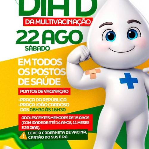 Dia D de Multivacinação será realizado neste sábado em Valença