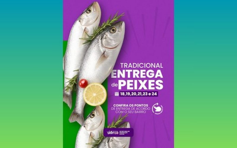 Prefeitura de Valença divulga cronograma para retirada do peixe da Semana Santa