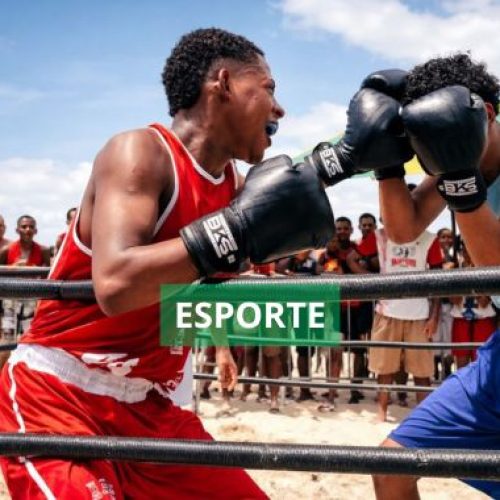 Futebol e Beach Boxing transformam o domingo em Valença