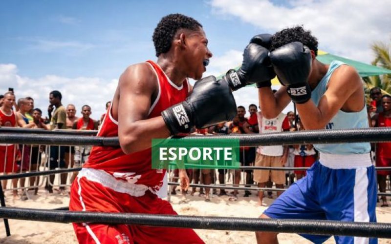 Futebol e Beach Boxing transformam o domingo em Valença
