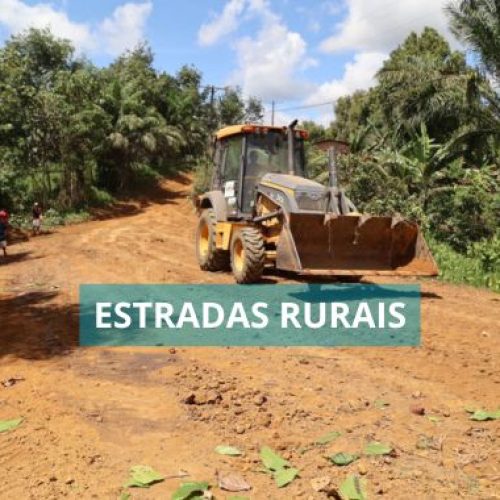 Prefeitura de Valença reforça recuperação de estradas rurais com diversas frentes de trabalho