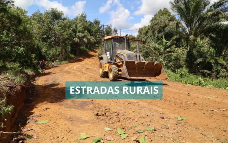 Prefeitura de Valença reforça recuperação de estradas rurais com diversas frentes de trabalho