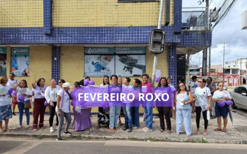 Prefeitura de Valença leva campanha do Fevereiro Roxo