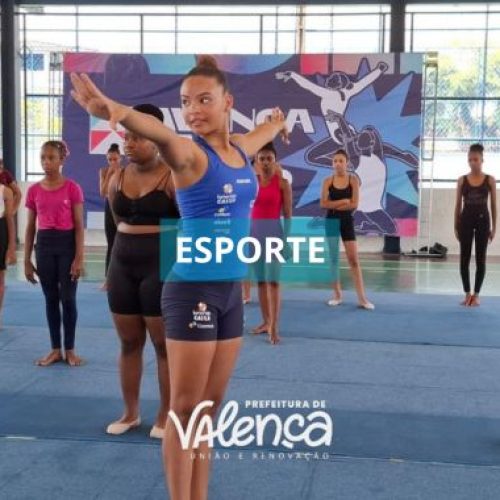 Valença sedia curso de elite da Ginástica Rítmica e recebe vice-campeã mundial da modalidade