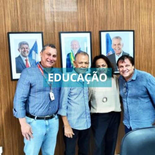 Prefeito Marcos Medrado recebe ex-secretária de educação do Estado
