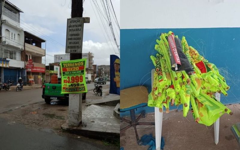 Prefeitura de Valença remove placas irregulares e fortalece o ordenamento urbano