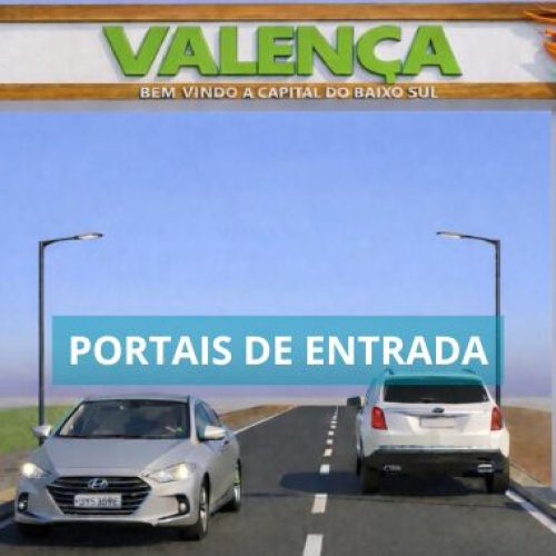 Valença inicia instalação de portais que vão marcar as principais entradas da cidade